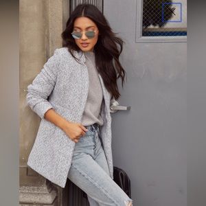 Vici Tayshia Pocketed Coat grey coat